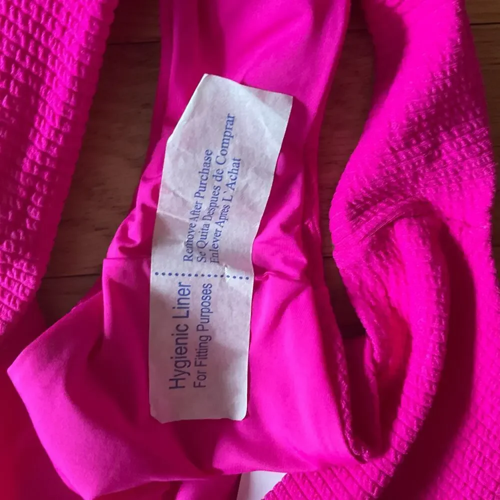 BECCA High Waist Bikini Bottoms | Pink | Large